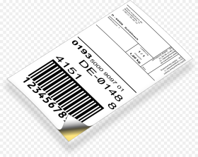 Transparent Png Barcode Ticket Label Png