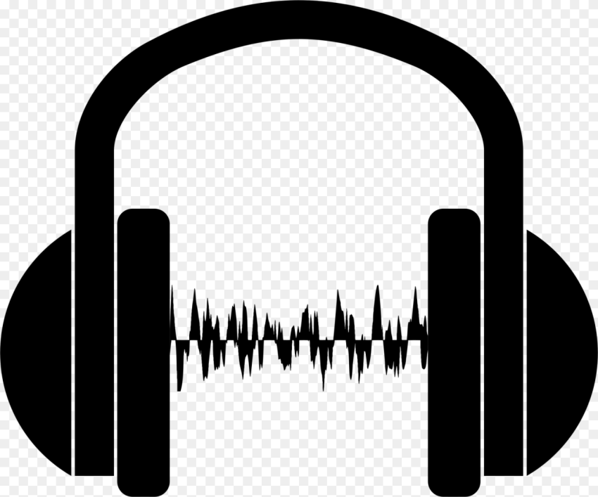 Sound Wave Vector Png Headphone Image Clip Art