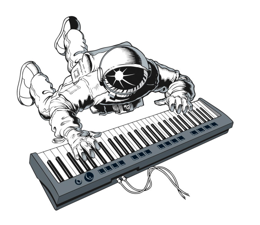 astronauta dibujo clipart