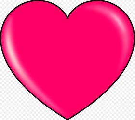 Pink Heart Clipart Hd Png Download