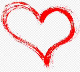 Heart Paint Brush Stroke Hd Png Download