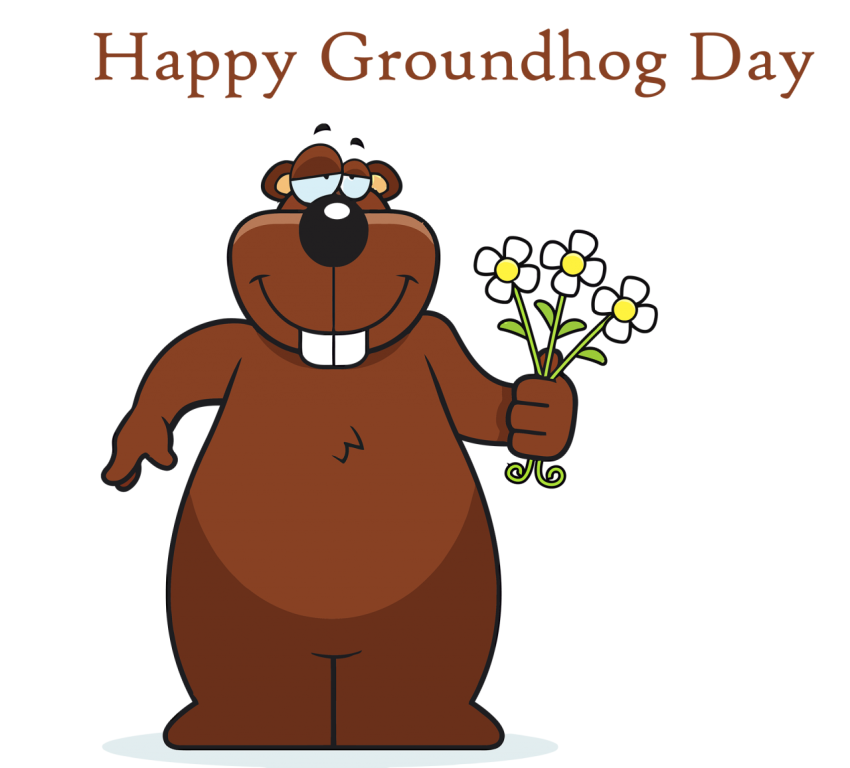 happy groundhog day cartoon png