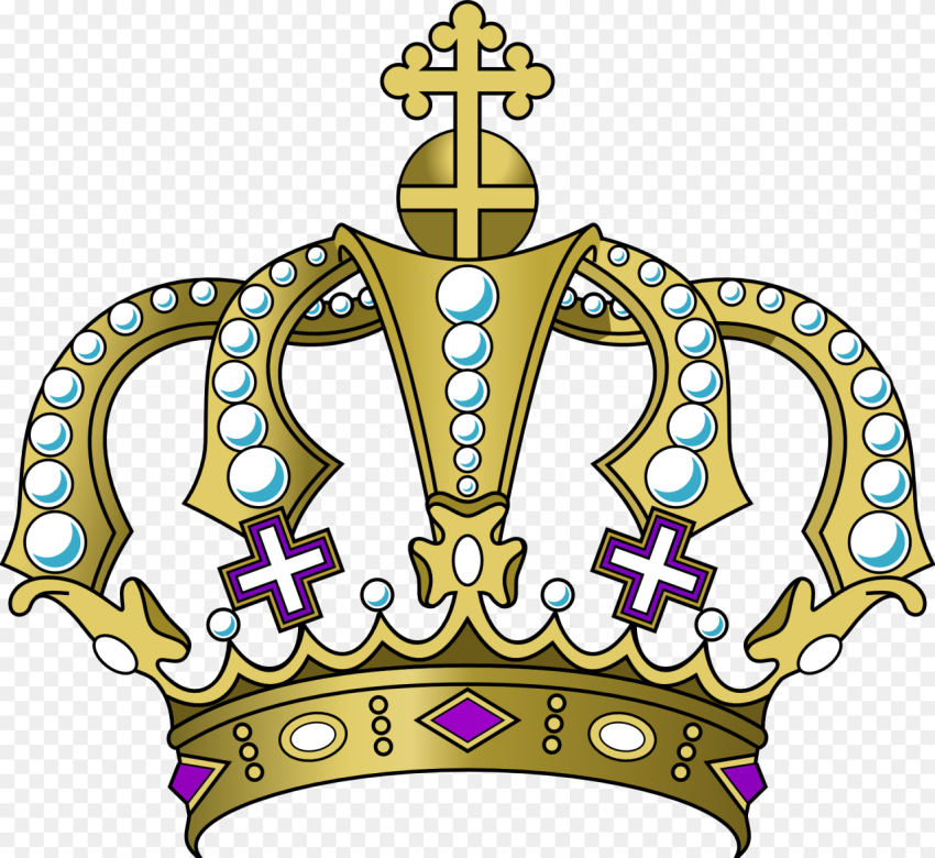 Gold Royal Crown Clipart Purple and Gold Crown