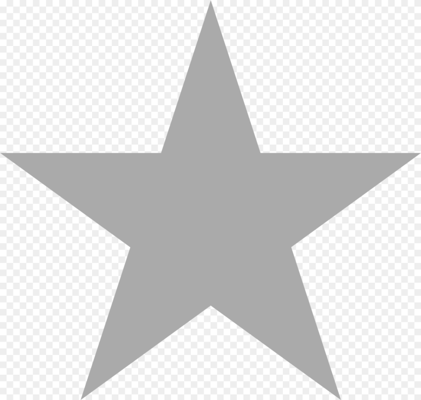Silver Star Png Grey Star Png