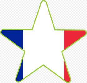 Connections Star Languages French Flag Circle Png