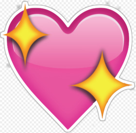 Pink Emoji Heart Png Transparent Png