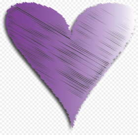 Transparent Scribble Clipart Purple Scribble Heart Png HD