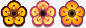 Colorful Flower Design Clipart Hd Png