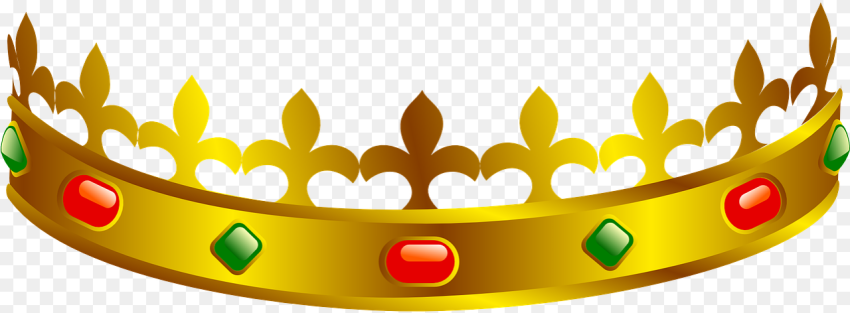 Yellow Clipart Tiara King Crown Clipart Front