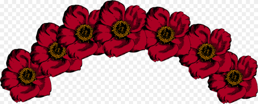 Ftestickers Flower Flowercrown Haircrown Crown Artificial Flower Hd