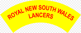 Royal New South Wales Lancers Battledress Flash Second