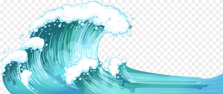 Waves Clip Art Transparent Background Clipart Free