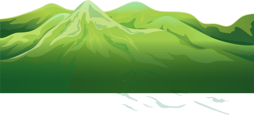 green mountain png clipart - HubPNG
