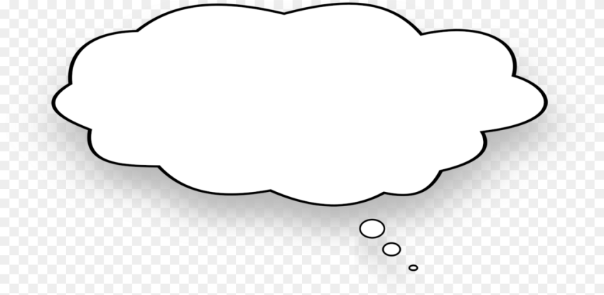Thought Cloud Png Transparent Background Thought Bubble Vector