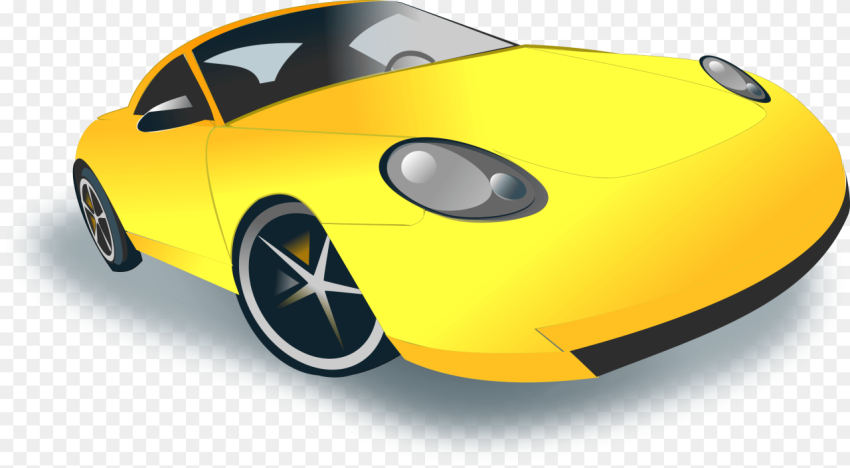 Car clipart clipart yellow car free sports car