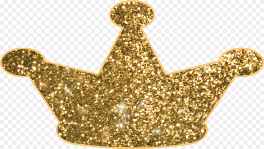 Gold Glitter Crown Clipart png  Clipart