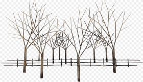 S Curtis Jere Trees in Winter Wall Sculpture
