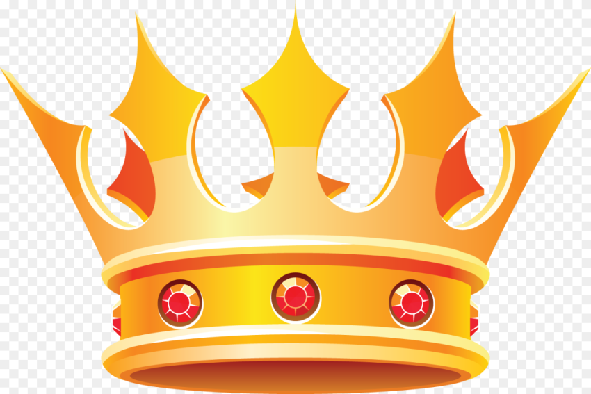 Crown png With Red Diamond King Crown Clipart