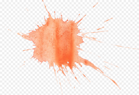 Orange Paint Splash Png Transparent