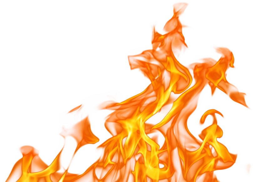 fire transparent background png