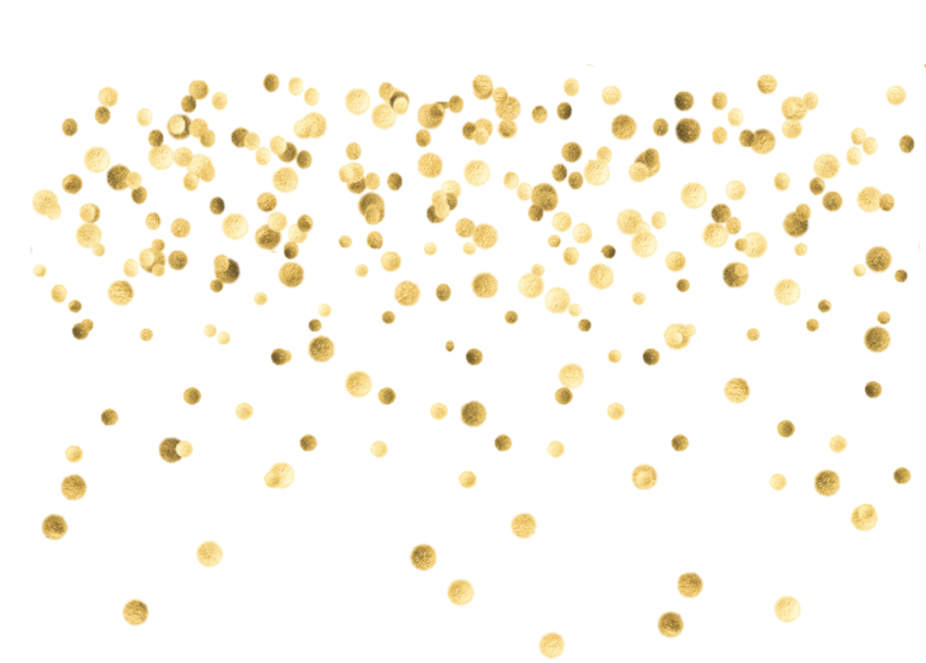 gold confetti png