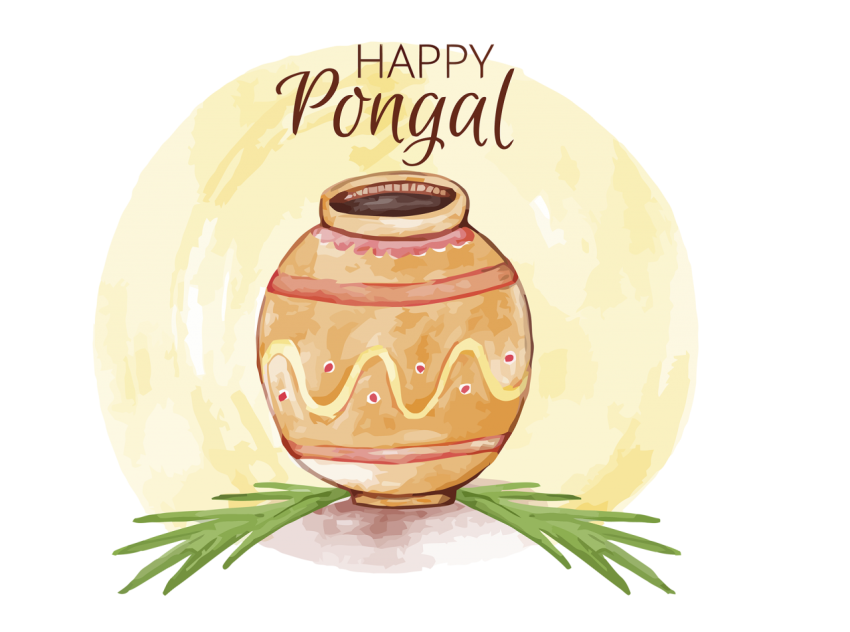 happy pongal png hd