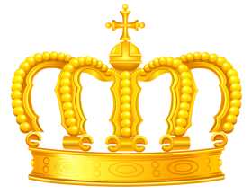 Crown PNG golden king