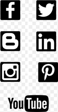 Youtube Instagram Facebook Logo Black Background Png HD