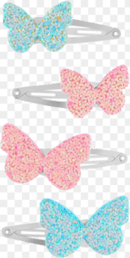 Hairclips Clips Pink Blue Barrette Cute Aesthetic Aesthetic