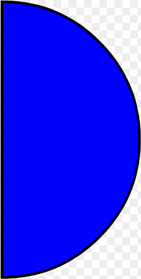 Semi Circle D Shape Png