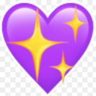 Sticker Pallette Purple Heart Purpleheart Colors Heart Hd