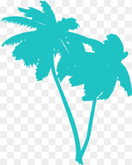 Palm Tree Png Blue Palm Trees Clip Art