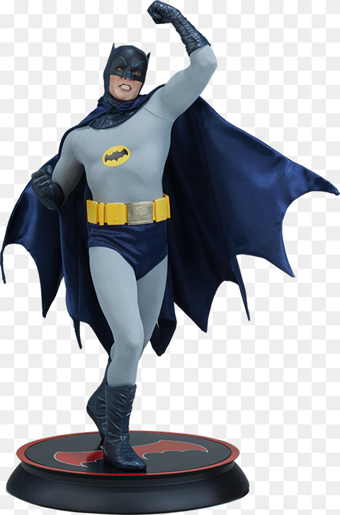Adam West Batman Statue Hd Png Download