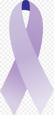 Free Lavender Cancer Ribbon Hd Png Download