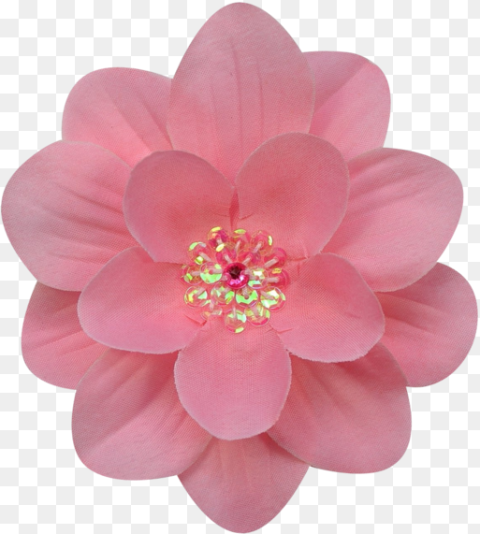 Pink Flower Hair Clip Hd Png - HubPNG
