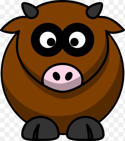 Brown Cow Svg Clip Arts Clipart Brown Cow