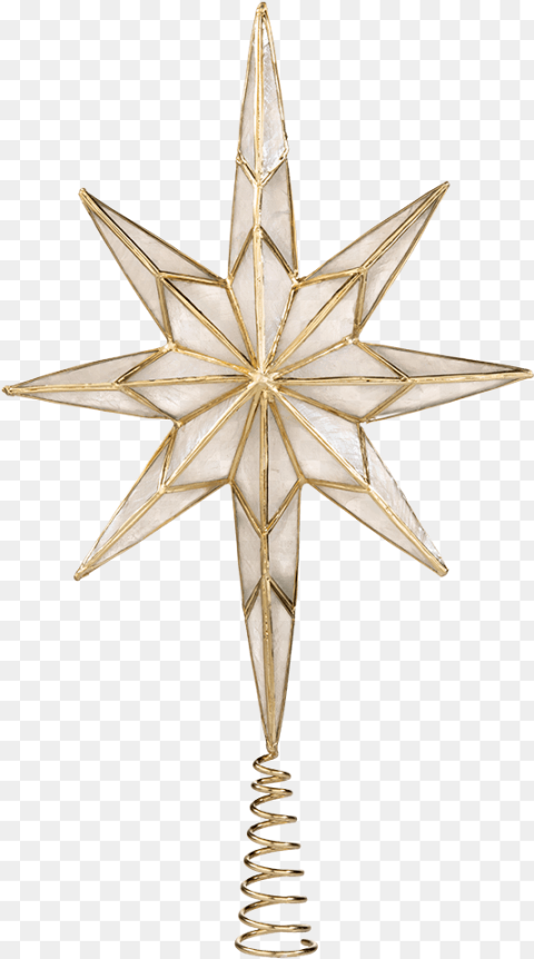 Tree Top  Pointed Star Star of Bethlehem