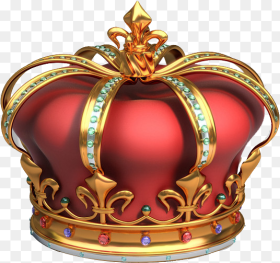 Red Gold King Crown  png