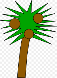 Transparent Cartoon Palm Tree Png Spiky Tree Cartoon