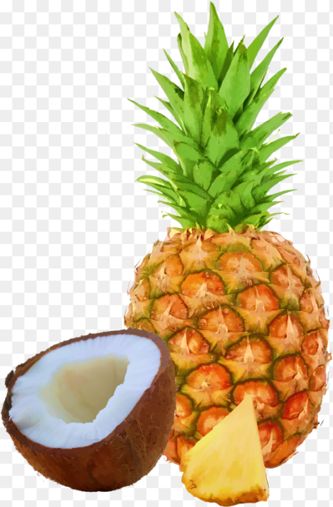 Pineapple Coconut Bar Case Pineapple White Background Hd