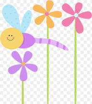 Dragonfly Clip Art Clipart Cute Flower Png