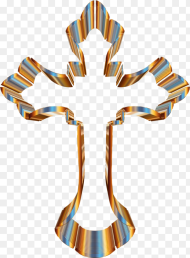 Symbol Cross Symmetry Silver Cross Crucifix Clipart Hd
