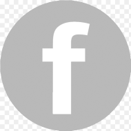 Facebook Logo Grey Circle Png HD