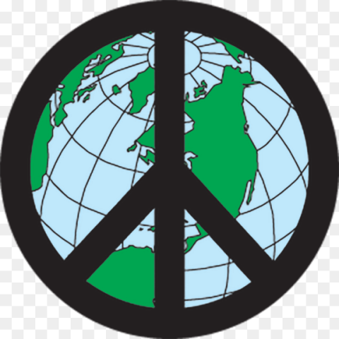 Peace Sign Earth Button Peace Sign Earth Hd
