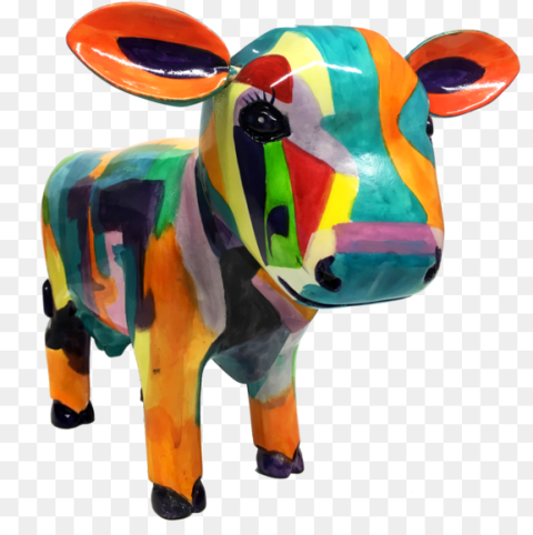 Beatrice Painted Sculpture Painted Animal Sculptures Hd Png