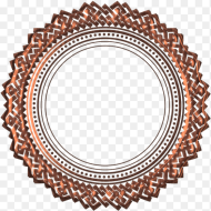 Copper Decorative Fancy Frames Png Bakr Dekoratif Mandala