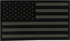 Black Ir American Flag Png HD