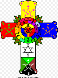 Rosy Cross Color Png HD