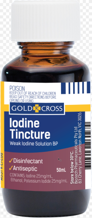 Gold Cross Iodine Tincture Ml Iodine Tincture Weak