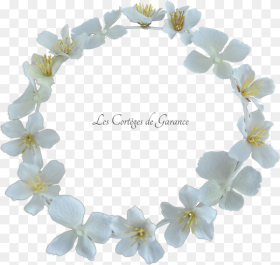 Couronne Blanche Hortensias Fleurs De Cerisiers Artificial Flower